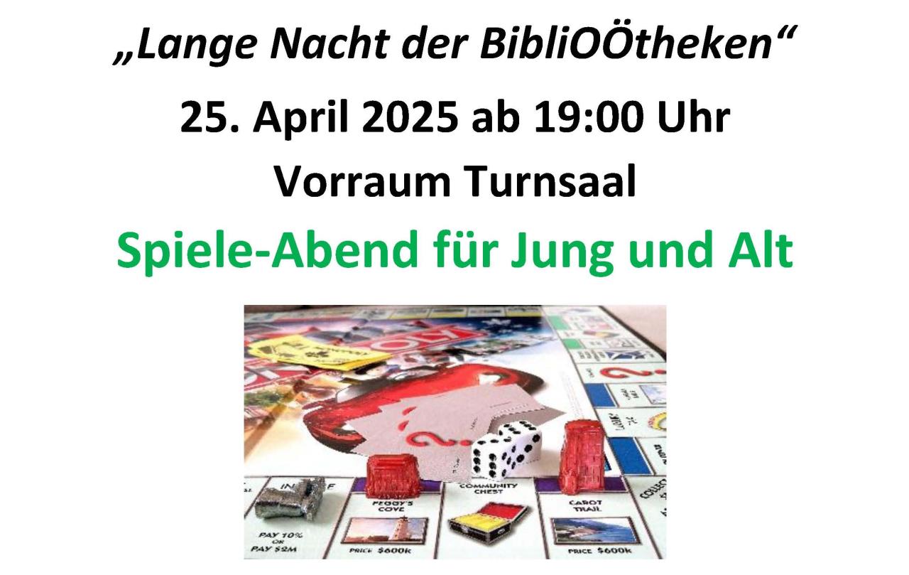 Einladung Lange Nacht der BiblioÖtheken